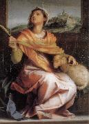 Andrea del Sarto Portrait of the altar oil on canvas